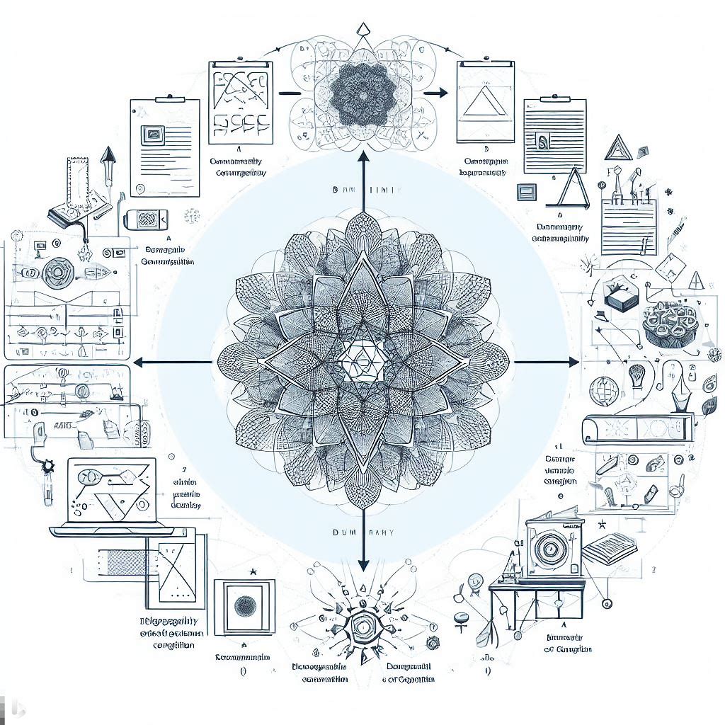 A graphical illustration of the process of developing a summary of the topic of holographic principle of cognition from the first draft to a more refined and complete presentation:  OIG.y_V.Y0QDIeahcQUutyeV.jpg